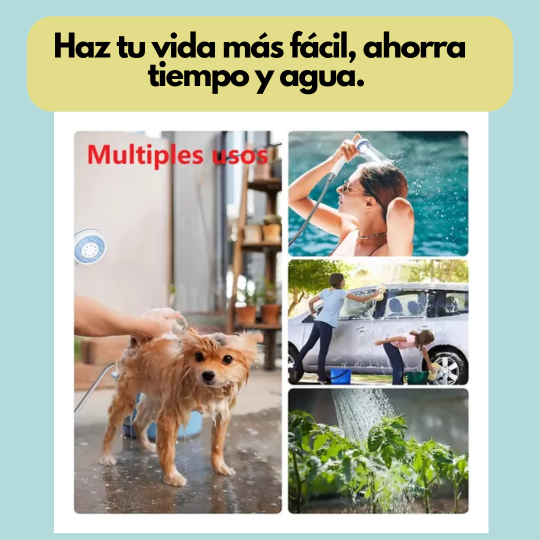 🚿 Ducha portatil recargable Multiproposito